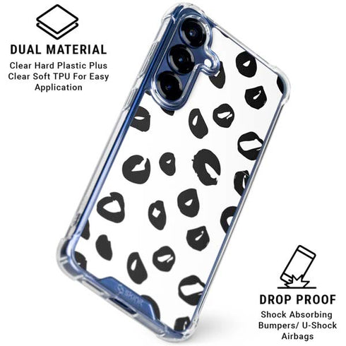 Spotted Galaxy S25 Clear Case